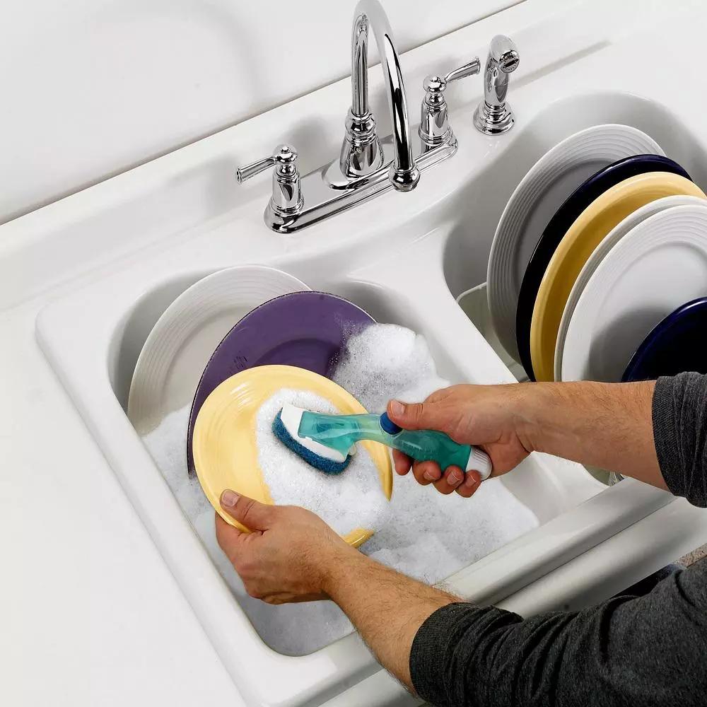Scotch-Brite Heavy-Duty DishWand Scouring Pad Refills, Case of 12