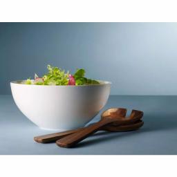 Villeroy & Boch Artesano 9.5 in. Round Porcelain Vegetable Serving Bowl, White thumbnail 4