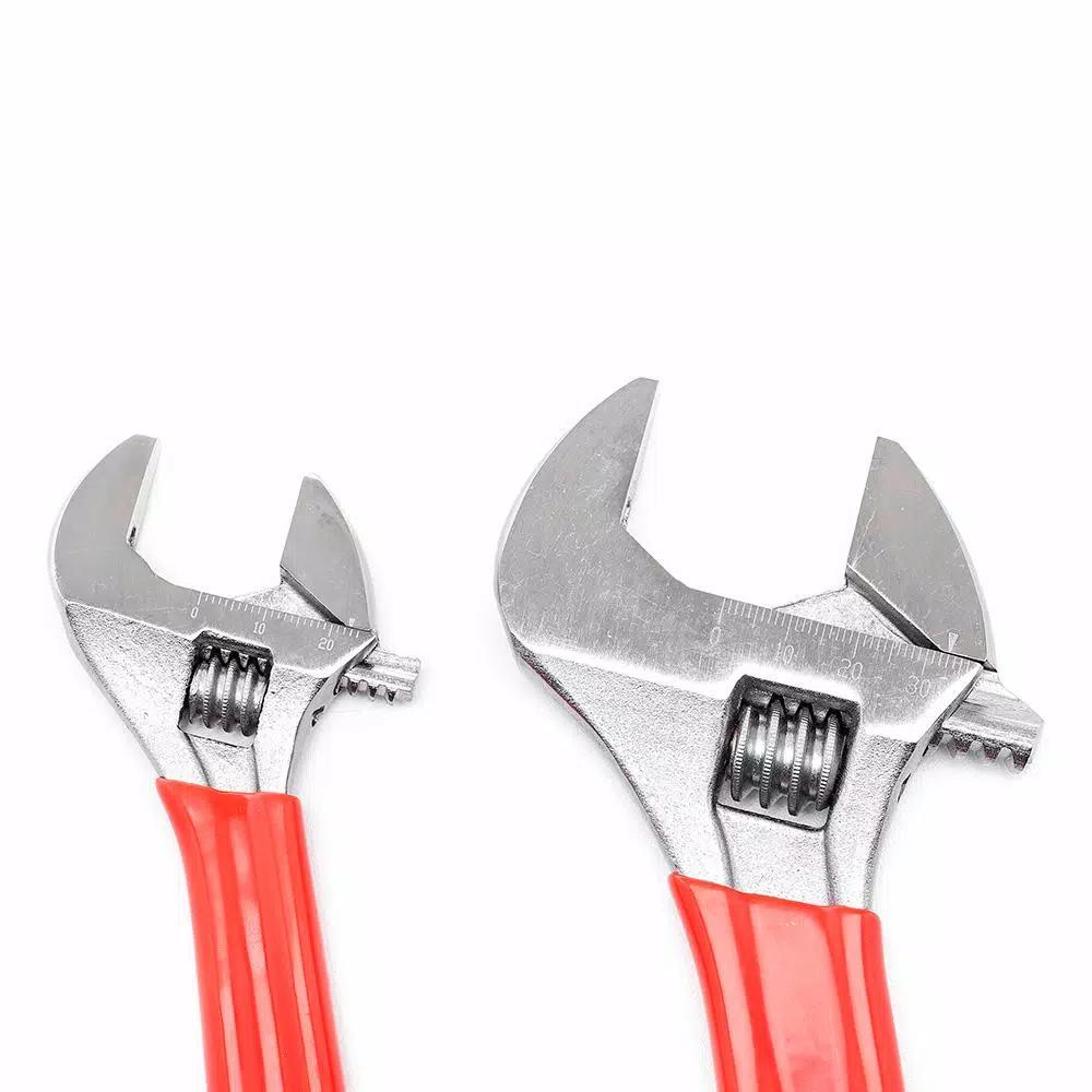 Crescent 3-Piece Adjustable Wrench Set with Cushion Grip and Laser Etched Scale