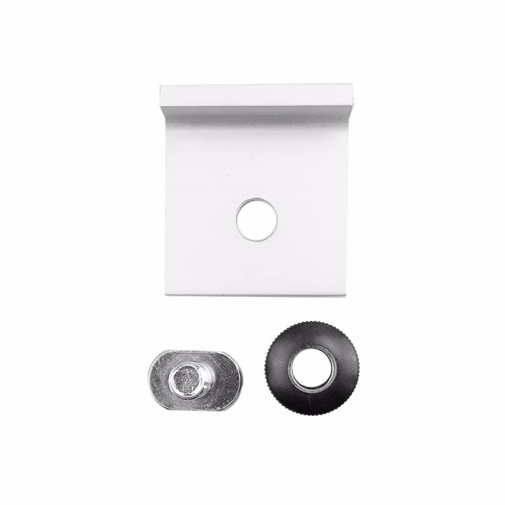 POWERTEC Universal T-Track Stop Kit with Parallel and Perpendicular Stops (4-Pack)