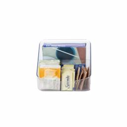 Mind Reader Multi-Purpose Clear Acrylic Organizer - 4 Compartment Storage for Vanity, Office, and Kitchen thumbnail 5