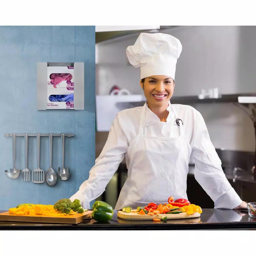 Alpine Industries Double Capacity Stainless Steel Glove Box Dispenser