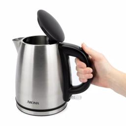 Aroma 4.5-Cup Stainless Steel Electric Kettle, 1000W, Automatic Shut-Off thumbnail 7