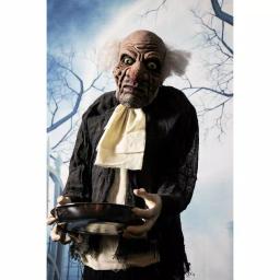 Haunted Hill Farm 5 ft. Animatronic Moaning Butler Halloween Prop thumbnail 4