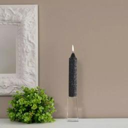 ROOT CANDLES A.I. Root 7 in. Timberline Collenette Black Taper Dinner Candles, Box of 4 thumbnail 2