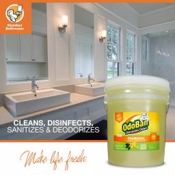OdoBan Citrus Multi-Purpose Disinfectant & Odor Eliminator Concentrate, 5 Gal. thumbnail 3