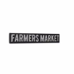 Cheungs Farmers Market Metal Wall Decor - Rustic Farmhouse Style Handcrafted Steel Sign thumbnail 2