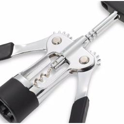 KitchenAid Gourmet Winged Corkscrew, Black Metal with Comfort Grip thumbnail 2