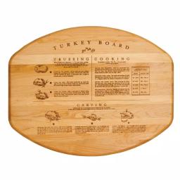Catskill Craftsmen Hardwood Turkey Carving Board with Juice Groove and Serving Wedge thumbnail 2