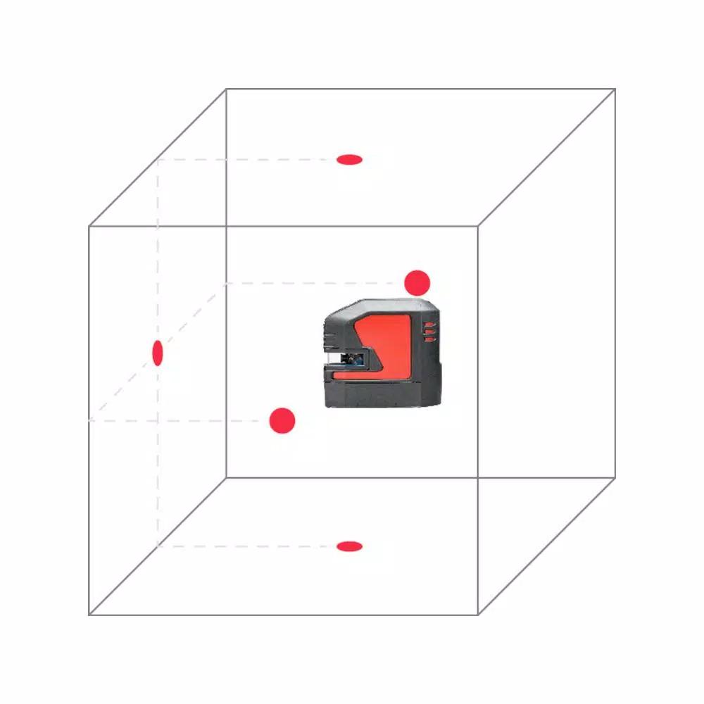 Leica Lino P5 Point Laser Level, 5-Point Red Laser for Professional Plumbing and Alignment