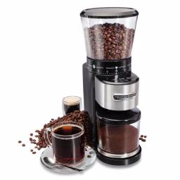 Hamilton Beach Professional Conical Burr Digital Coffee Grinder, 39 Grind Settings, Black & Stainless Steel thumbnail 1