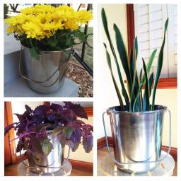 AmeriHome 3-Piece Stainless Steel Bucket Set, 4.22 Gallon Multi-Purpose Metal Pails thumbnail 5