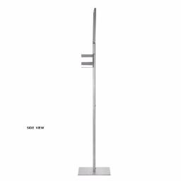 Alpine Industries 60.5 in. Sanitizing Wipes Dispenser Stand with 2-Sided Sign Holder thumbnail 6