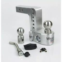 Weigh Safe Weigh-Safe 6 in. Drop Adjustable Class V Ball Mount with Built-In Hydraulic Scale thumbnail 1