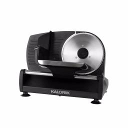 Unbranded Kalorik 200W Professional Food Slicer with 7.5 in. Stainless Steel Serrated Blade, Black thumbnail 1