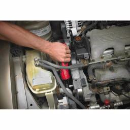 Milwaukee M12 12V Lithium-Ion 3/8 in. Ratchet and Compact Inflator 2-Tool Combo Kit thumbnail 13