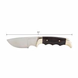 Sheffield Timber Series Big Pakka 4.5 in. Drop Point Fixed Blade Hunting Knife thumbnail 3