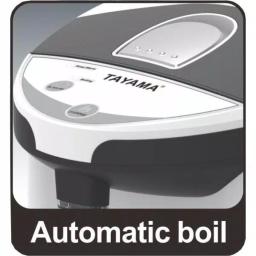 Tayama 4L TK-400 Electric Thermo Pot, 16-Cup Stainless Steel Thermal Air Pot with 2-Way Dispensing, White thumbnail 4