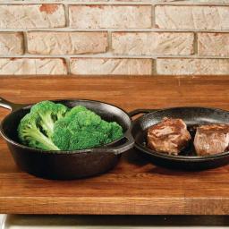 Lodge 2-Piece Cast Iron Combo Cooker Set - Deep Skillet, Fryer, and Dutch Oven with Convertible Lid thumbnail 2