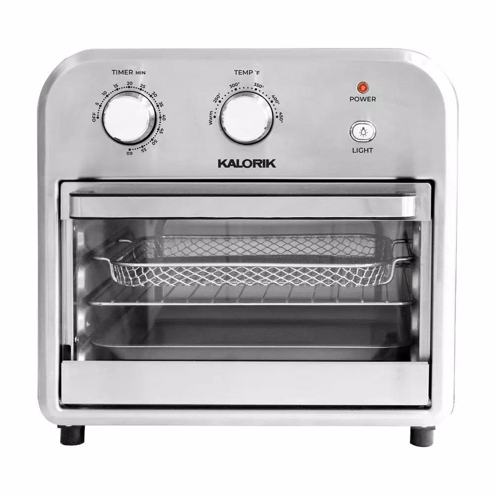 KALORIK 12.6 Qt. Stainless Steel Air Fryer Oven with Rapid Hot Air Technology