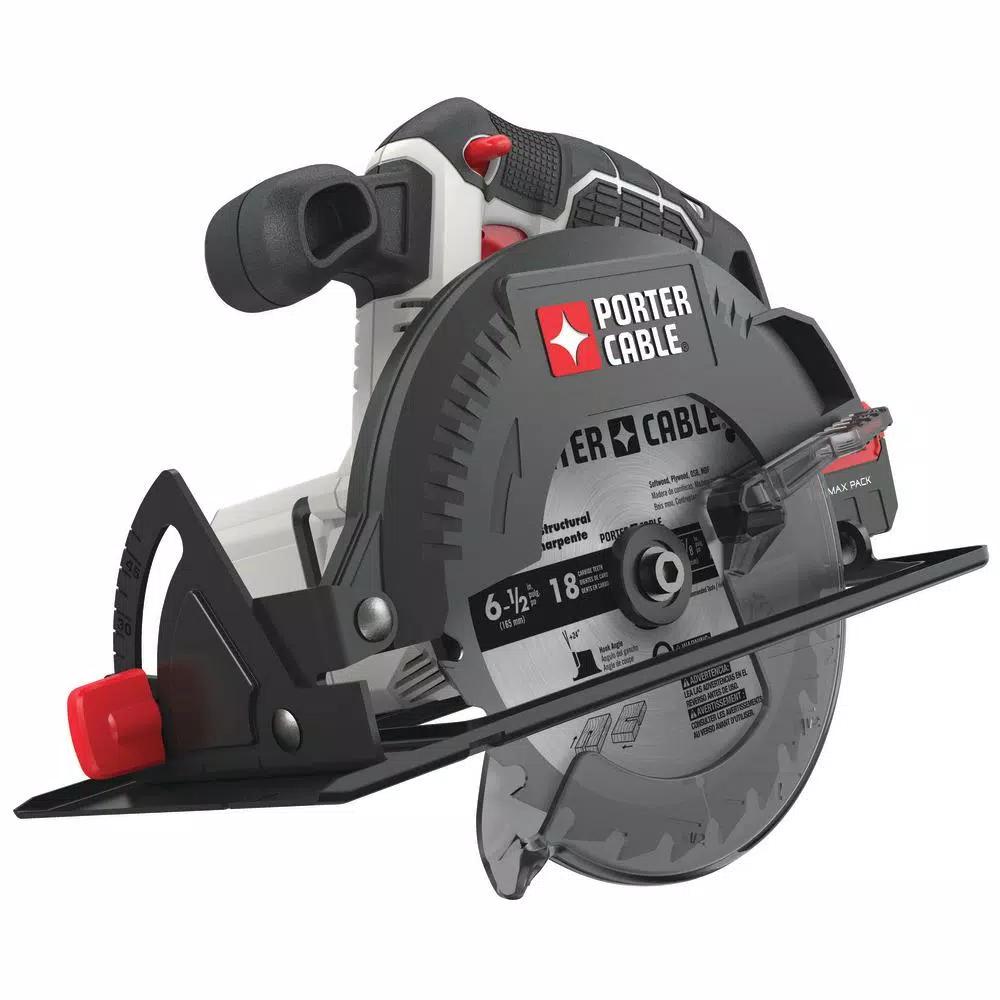 Porter-Cable 20V MAX Cordless 6-1/2 in. Circular Saw, Tool-Only