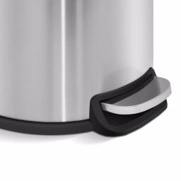 Innovaze Stainless Steel Round Step-on Trash Can Set, 8 Gal/30L and 1.3 Gal/5L, Fingerprint Resistant thumbnail 5