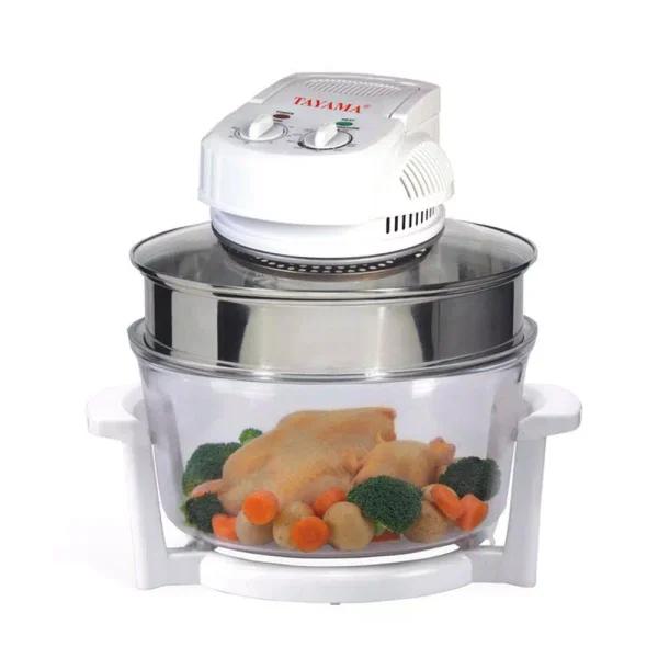 Tayama TO-2000XR 1300W White Countertop Convection Oven with 18 Qt Capacity