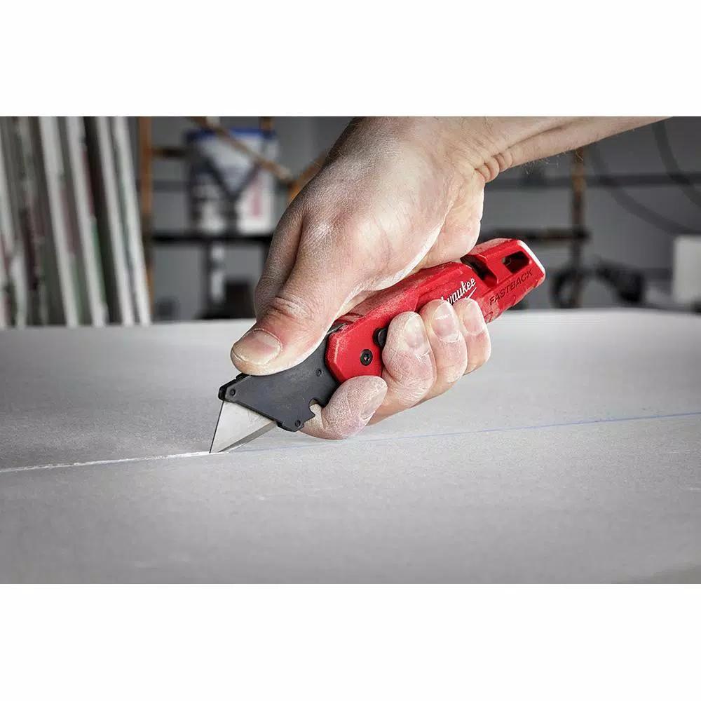 Milwaukee 6-in-1 Electrician Combination Pliers and FASTBACK Utility Knife 2-Pack Set
