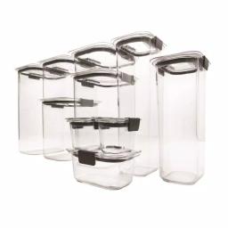 Rubbermaid Brilliance 10-Piece Food Storage Container Set, BPA-Free Plastic, Leak-Proof thumbnail 3