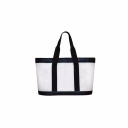 Camp-Zero Premium Carry-All Tote Bag, Waterproof Soft-Side Cooler, White and Black thumbnail 2