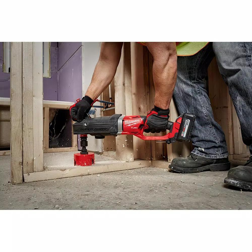 Milwaukee M18 FUEL Gen 2 SUPER HAWG 7/16 in. Right Angle Drill (Tool-Only)