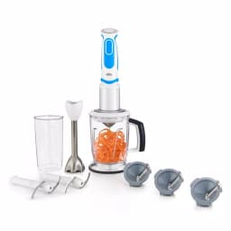 Braun MultiQuick 21-Speed White Spiralizer and Hand Blender Set with 5-Cup Chopper and Blender thumbnail 1