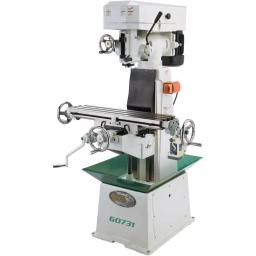 Grizzly Industrial 8 in. x 30 in. Vertical Milling Machine with Power Feed thumbnail 1