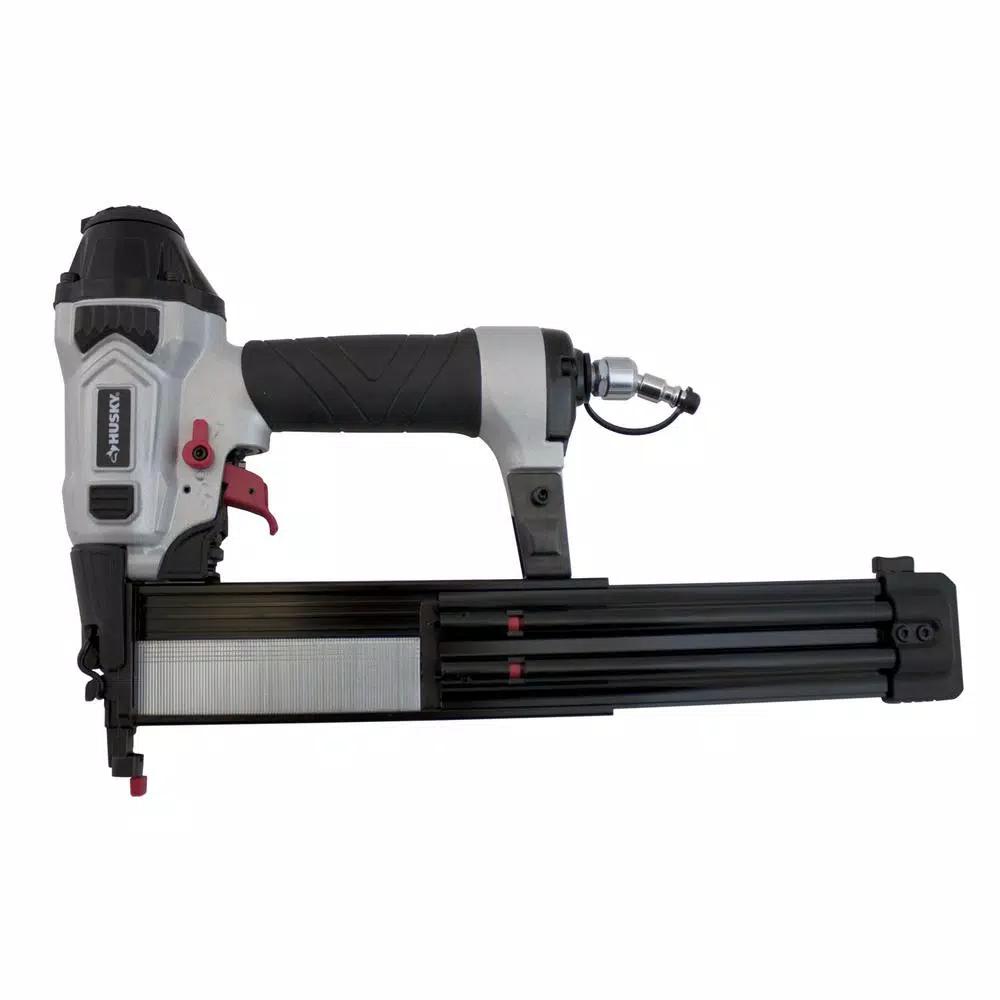 Husky 18-Gauge Engineered and Exotic Hardwood Flooring Nailer and Brad Nailer 2-Piece Combo Kit