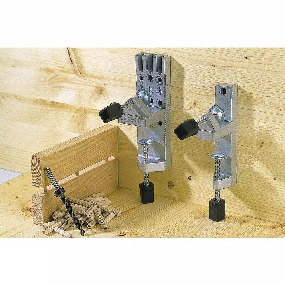 Wolfcraft Dowel Pro Kit - Aluminum Doweling Jig Set with 60 Beechwood Dowels