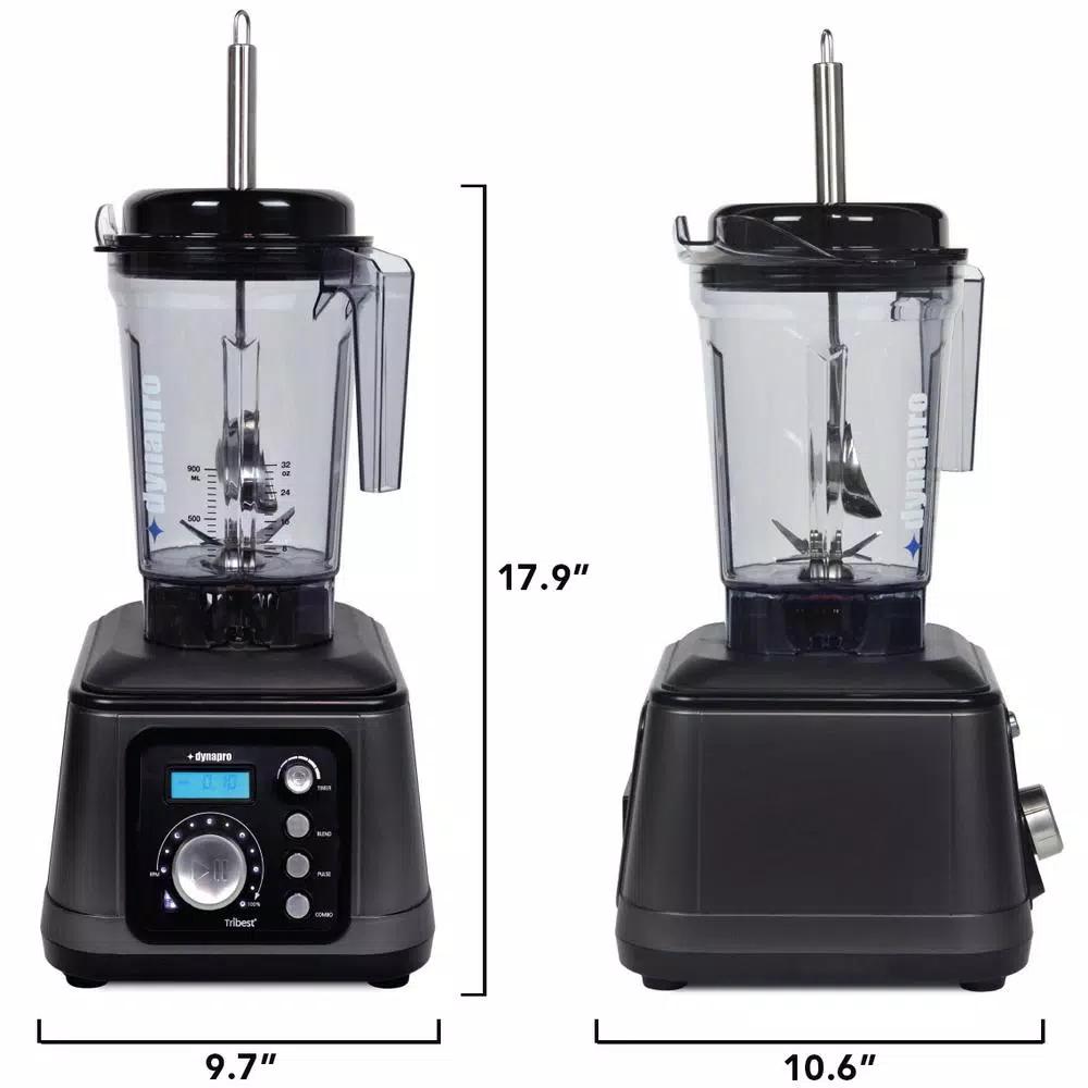 Tribest Dynapro High-Power 64 oz. Vacuum Blender, 6-Speed Commercial Grade