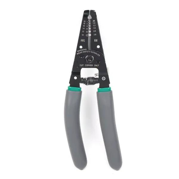 Commercial Electric 7 in. Wire Stripper and Cutter with Curved Handle
