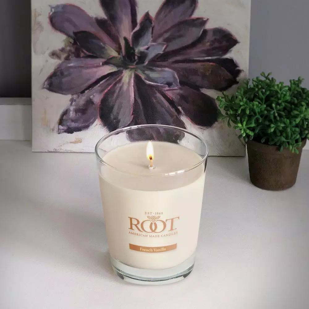 ROOT CANDLES A.I. Root Veriglass French Vanilla Scented Soy and Beeswax Filled Jar Candle