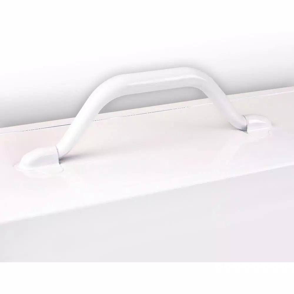 Rapid Care 4-Shelf First Aid Cabinet, Powder-Coated Steel Wall Mount Storage