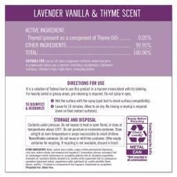 SEVENTH GENERATION Lavender Vanilla & Thyme Disinfectant Aerosol Spray, 13.9 oz (8-Count) thumbnail 2