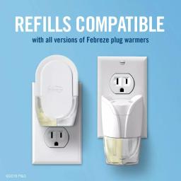 Febreze Plug-In Air Freshener Refill, Linen and Sky Dual Scented Oil, 2-Pack thumbnail 9