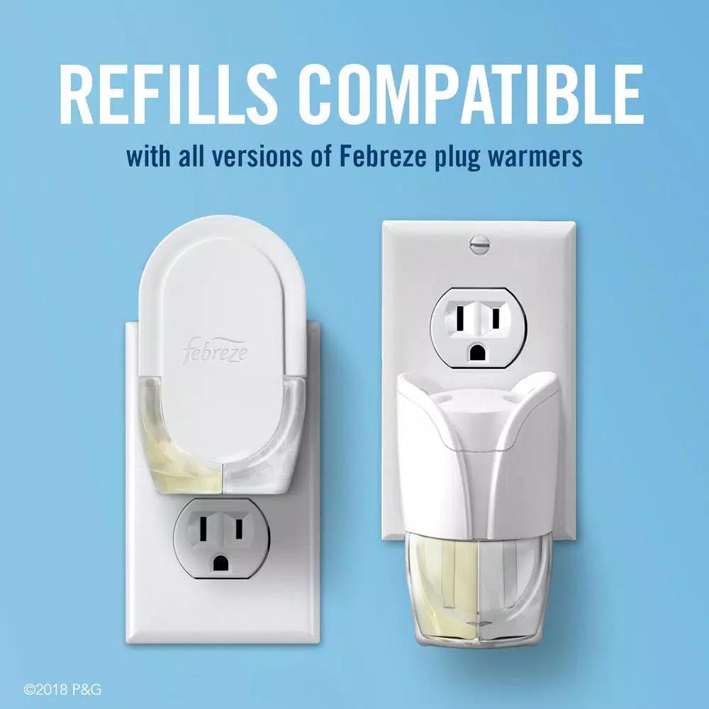 Febreze Plug-In Air Freshener Refill, Linen and Sky Dual Scented Oil, 2-Pack