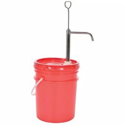 Vestil Stainless Steel 316 Piston Pail Pump for 5 Gallon Pails, 1 in. Bung Size thumbnail 7