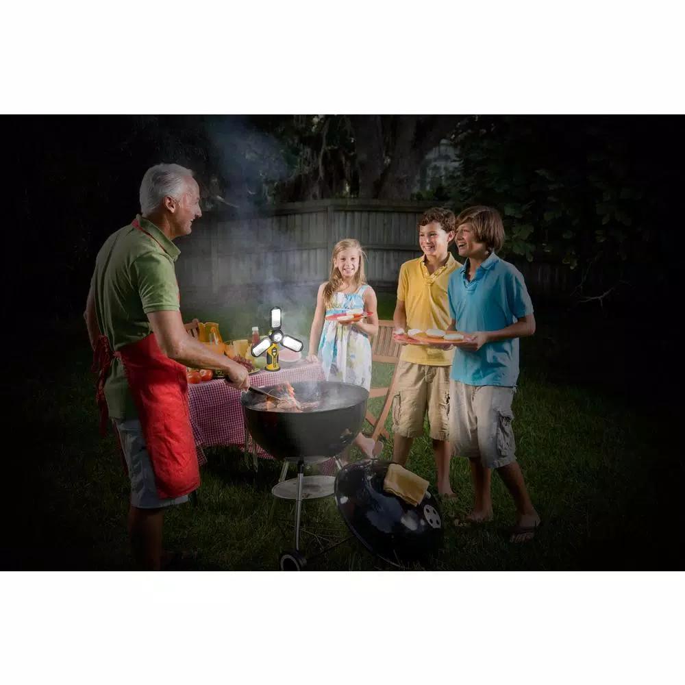 Stanley SAT3S Rechargeable 300 Lumen LED Satellite Work Light with USB Charger