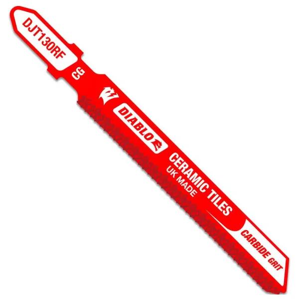 Diablo 3 in. Carbide Grit Ceramic Tile Jigsaw Blade, T-Shank