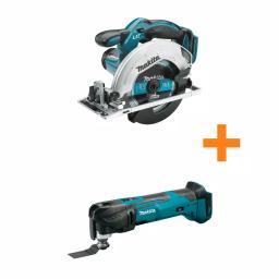 Makita 18V LXT Cordless 6-1/2 in. Circular Saw & Oscillating Multi-Tool Combo Kit (Tool Only) thumbnail 1