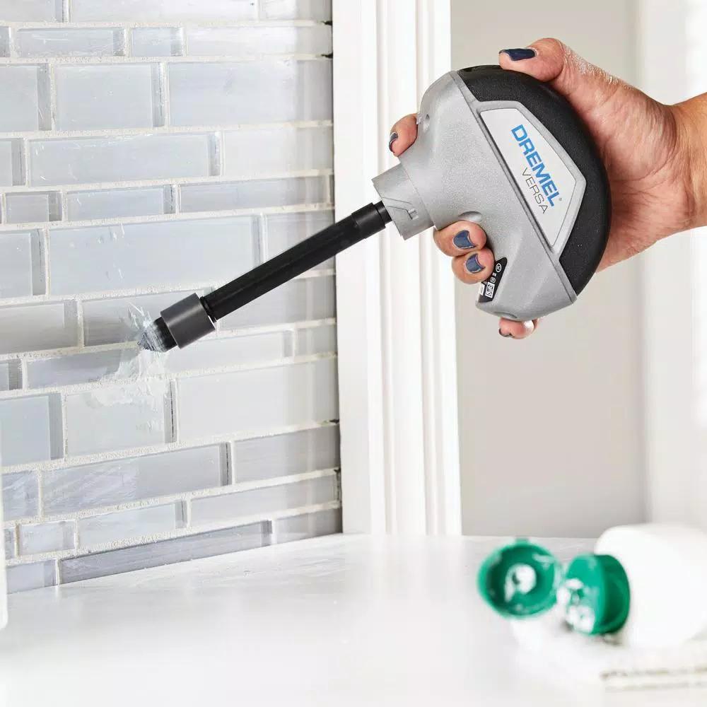 Dremel Versa Detail Brush with 4 in. Extender and Industrial Grade Nylon Bristles