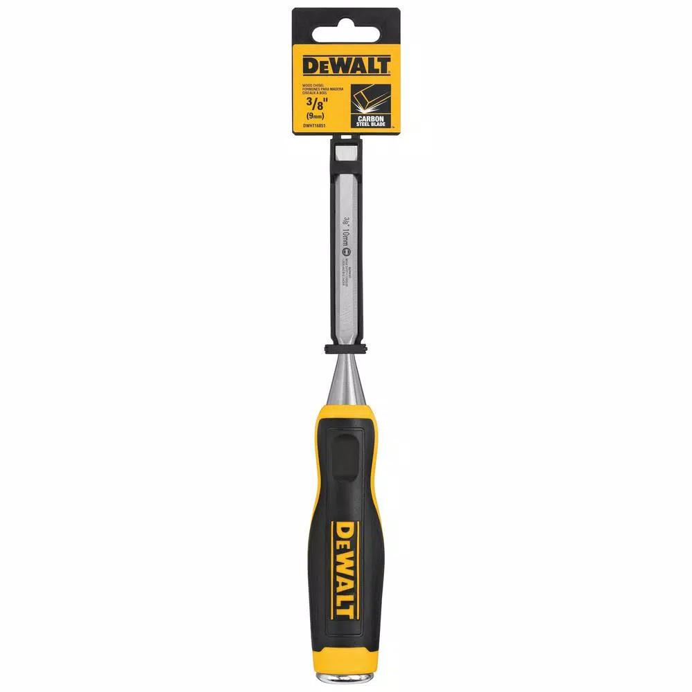 DEWALT 3/8 in. Wood Chisel with Carbon Steel Blade