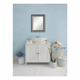 Amanti Art Quicksilver 24 x 18 in. Rectangular Beveled Edge Bathroom Vanity Mirror, Metallic Silver thumbnail 5