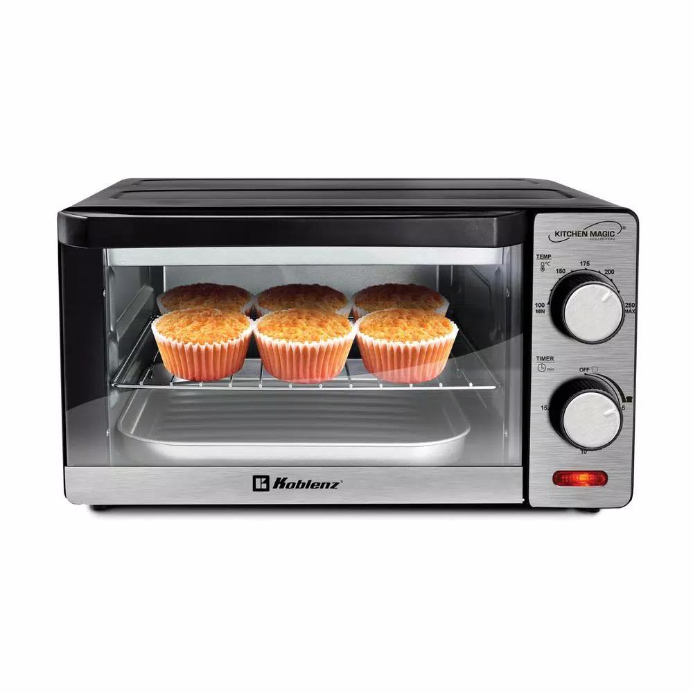 Koblenz Kitchen Magic Collection 10-Liter Silver Toaster Oven